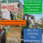 Ein Jahr nach den Bauernprotesten - Wege zu einem nachhaltigen Ernährungssystem